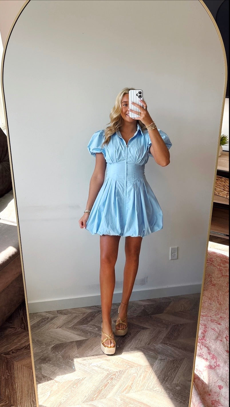 Julia Stitch Mini Dress