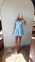 Julia Stitch Mini Dress
