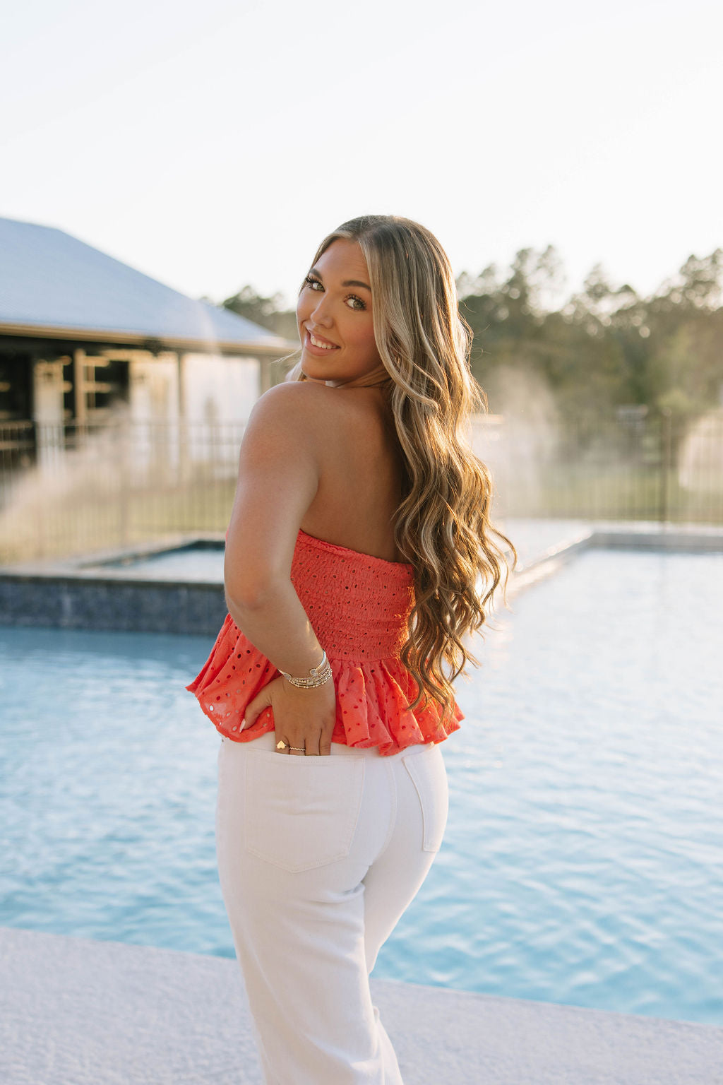 T- Love Smocked Halter Top