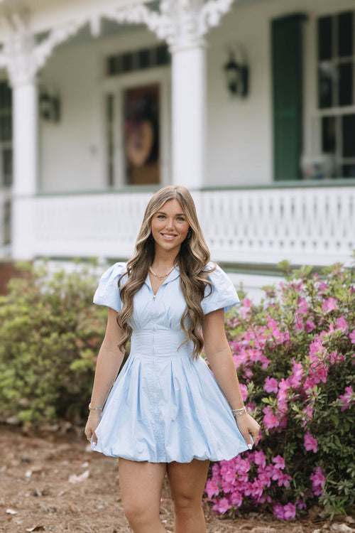 Julia Stitch Mini Dress
