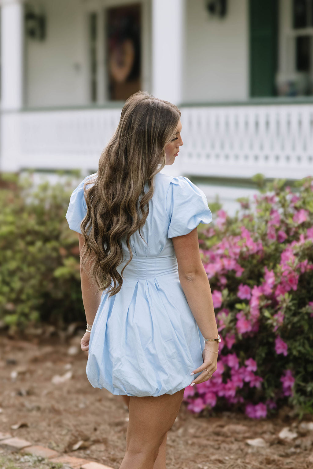 Julia Stitch Mini Dress